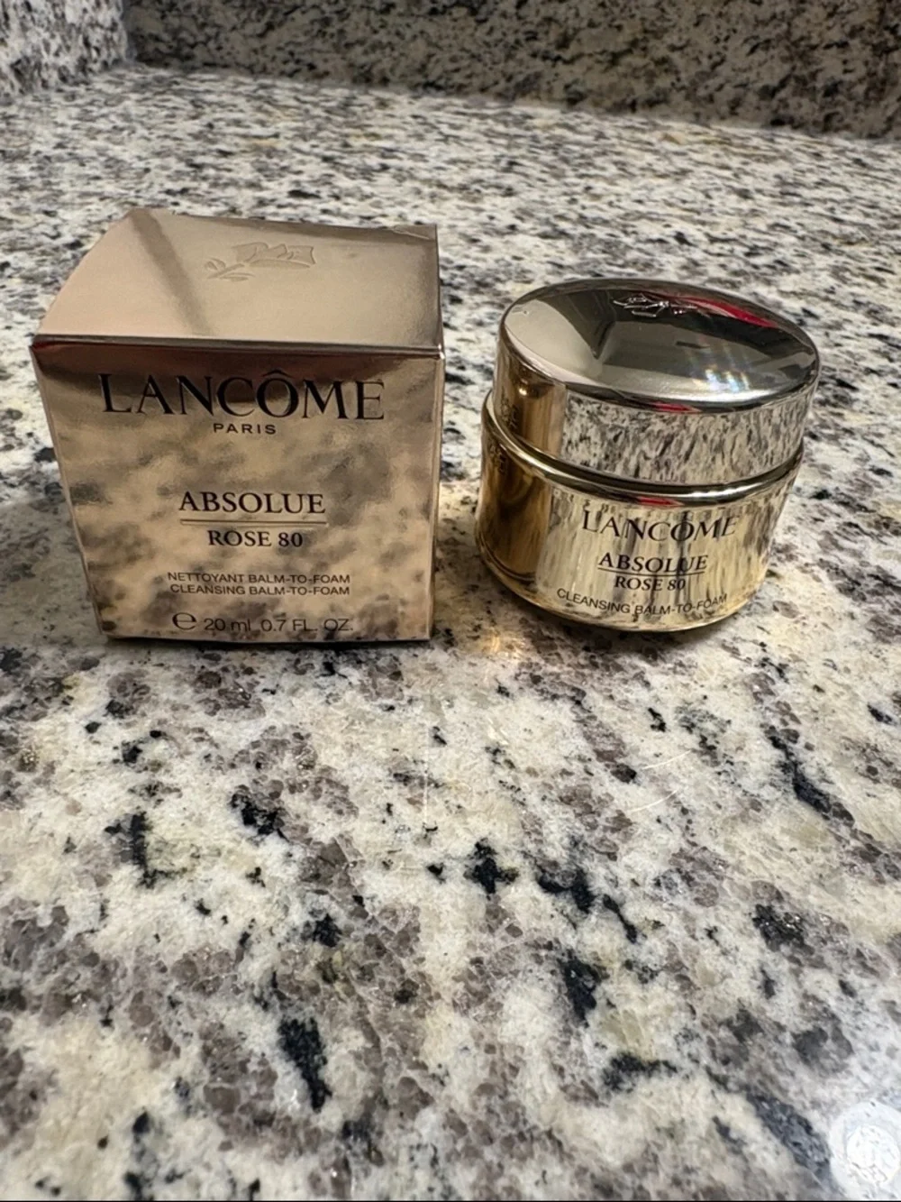 New Lancôme Absolue Rose 80 Cleansing Balm to Foam - Picture 1 of 4